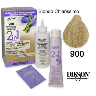 Dikson 2合1染发霜 900 极浅金色 