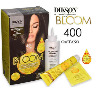 Dikson Bloom 含角蛋白染发膏 400 深棕色 