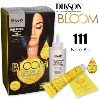 Dikson Bloom 含角蛋白染发膏 111 蓝黑色 