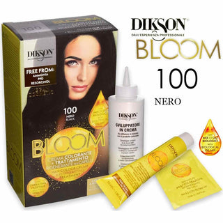 Dikson Bloom 含角蛋白染发霜 100 黑色 
