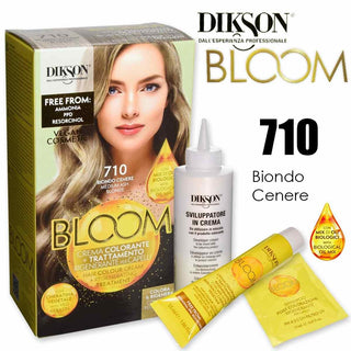 Dikson Bloom 含角蛋白染发膏 710 灰色金发 