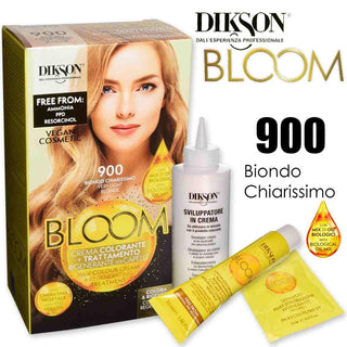 Dikson Bloom 含角蛋白染发膏 900 特浅金色 