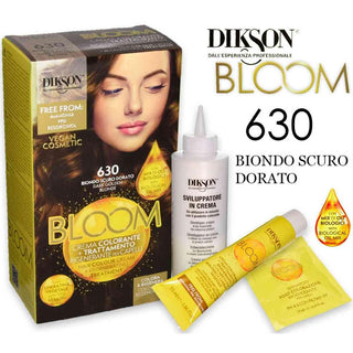 Dikson Bloom 含角蛋白染发膏 630 深金色金发 