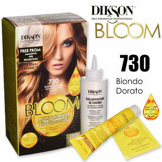 Dikson Bloom 含角蛋白染发膏 730 金色金发 