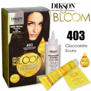 Dikson Bloom 含角蛋白染发膏 403 深巧克力色 
