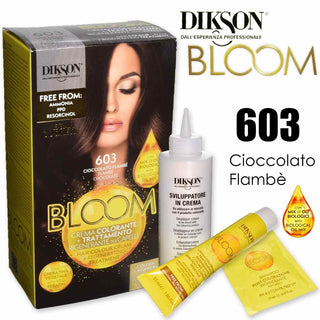 Dikson Bloom 含角蛋白染发膏 603 焦糖巧克力色 