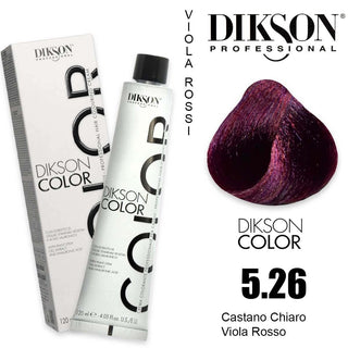 Dikson Color 120 Ml 5.26 Light Brown Violet Red 