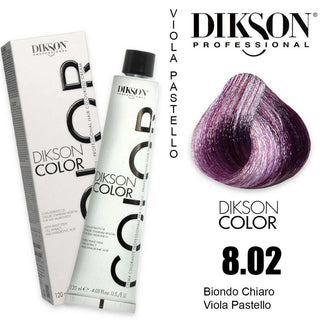 Dikson Color 120 Ml 8.02 Light Blonde Pastel Violet 