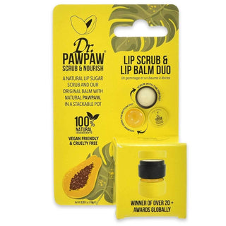 Dr. Paw Paw Lip Scrub & Lip Balm Duo - Scrub/Balm 