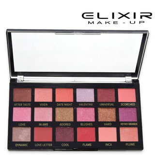 Elixir Palette Sombras de ojos Pro Mod.J 18 Colores 