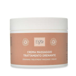 Roial Elysir Crema de Masaje Corporal Drenante 500Ml Con Cafeína 