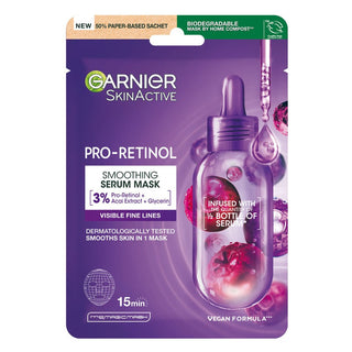 Garnier Maschera In Tessuto Skinactive Pro-Retinol Levigante — Maschera viso