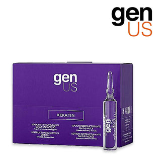 Genus Lozione Ristrutturante alla Cheratina Senza Risciacquo 12 x 10 ml — Lozione Capelli