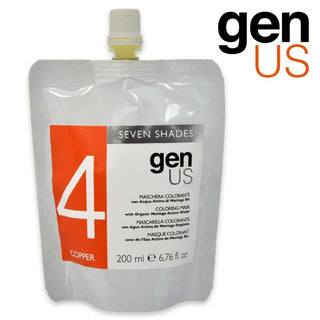 Genus Maschera Colorante Seven Shades 4 Rame 200 ml — Maschera colorante
