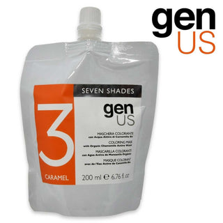 Genus Maschera Colorante Seven Shades 3 Caramello 200 ml — Maschera colorante
