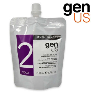 Genus Maschera Colorante Viola Seven Shades 2 200 ml — Maschera colorante