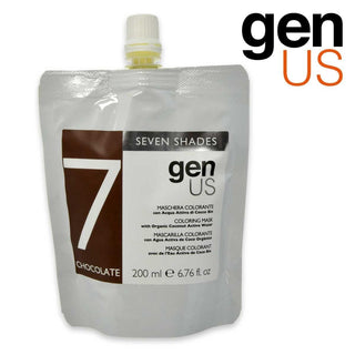 Genus Maschera Colorante Al Cioccolato Seven Shades 7 200 ml — Maschera colorante capelli