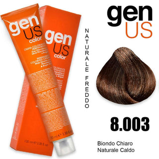 Genus Crema Colorante Permanente 8.003 100 ml — Tintura permanente