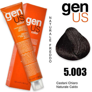 Genus Crema Colorante Permanente 5.003 100 ml — Tintura permanente