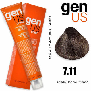 Genus Crema Colorante Permanente 7.11 100 ml — Tintura permanente
