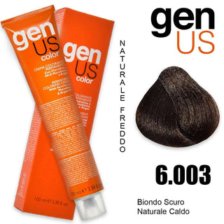 Genus Crema Colorante Permanente 6.003 100 ml — Tintura permanente