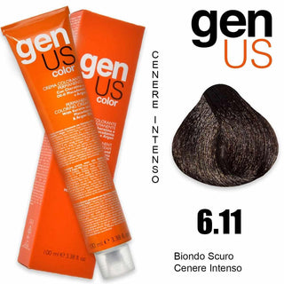 Genus Crema Colorante Permanente 6.11 100 ml — Tintura permanente