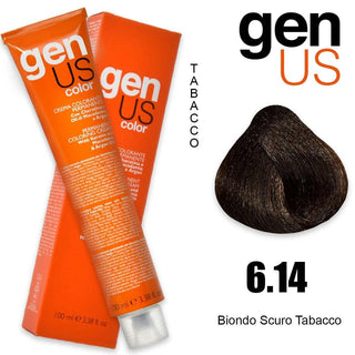 Genus Crema Colorante Permanente 6.14 100 ml — Tintura permanente