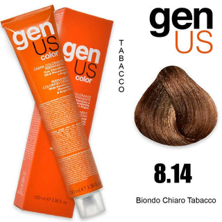 Permanent Hair Color Cream Genus 100 Ml 8.14 