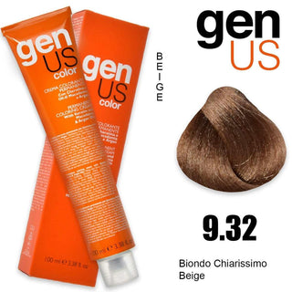 Постоянный окрашивающий крем Genus 100 мл 9.32 