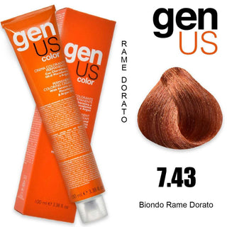Permanent Coloring Cream Genus 100 Ml 7.43 