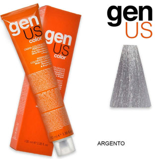 Permanent Coloring Cream Genus 100 Ml Silver 