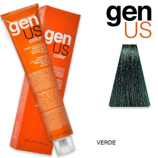 Permanent Coloring Cream Genus 100 Ml Verde 