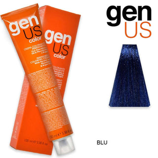 Permanent Coloring Cream Genus 100 Ml Blue 