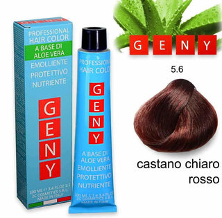 Geny Professional Tintura Castano Chiaro Rosso 5.6 100 ml — Tintura capelli