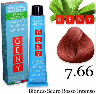 Geny Professional Tintura Biondo Rosso Intenso 7.66 100 ml — Tintura per capelli
