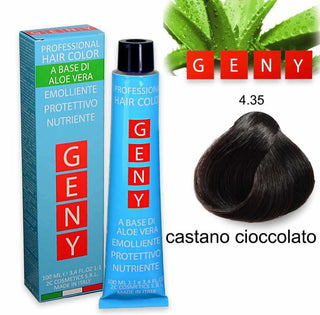 Geny 专业染发剂 100 毫升 巧克力栗色 4.35 