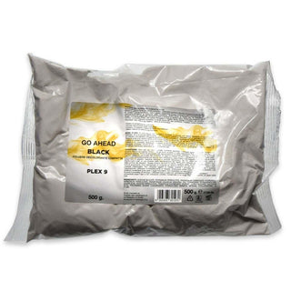 Go Ahead Black Plex 9 Toni 500 g — Polvere Decolorante