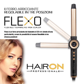 Hair-on Flexo Ferro Arricciante Flessibile — Piastra arricciacapelli
