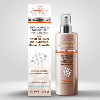Retinol Complex סרום לשיער נגד פריז עם זרעי קולגן וחמאת שיאה 100 מ"ל 