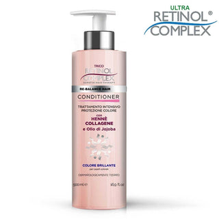 Keratin Complex מרכך 500 מ"ל הגנה לצבע עם חינה וקולגן 