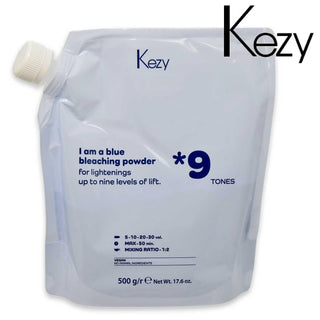 Kezy Polvere Decolorante Blu 9 Toni 500 gr — Polvere decolorante