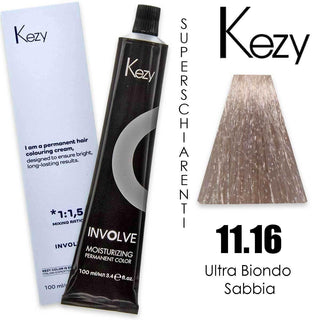 Kezy Involve Color Ultra Biondo Sabbia 11.16 100 ml — Colorante capelli