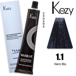 Kezy Involve Color Nero Blu 1.1 100 ml — Colorante per capelli
