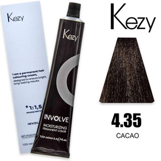 Kezy Involve Color Cacao 4.35 100 ml — Tinta per capelli