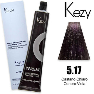 Kezy Involve Color 100 Ml Lys Askebrun Violet 5.17 