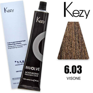 Kezy Involve Color 100ml Visone 6.03 — Tinta per capelli