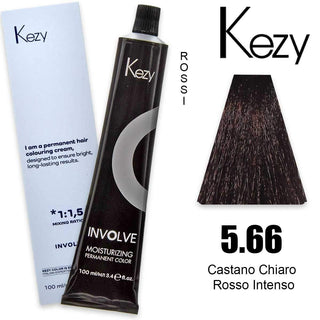 Kezy Involve Color 100 Ml Vaaleanruskea Intensiivinen Punainen 5.66 