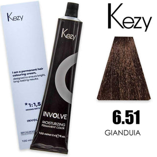 Kezy Involve Color 100ml Gianduia 6.51 — Colorante per capelli