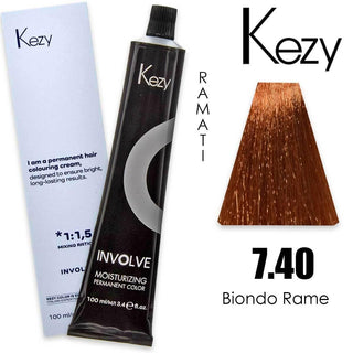 Kezy Involve Color Biondo Rame 7.40 100 ml — Colorante per capelli