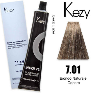 Kezy Involve Color Biondo Naturale Cenere 7.01 100 ml — Colorante per capelli